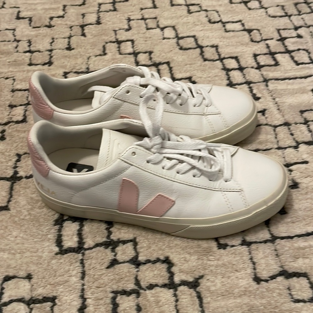 Pink Veja Campo Sneakers